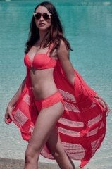 ACAPULCO SÜNGERLİ STRAPLEZ BİKİNİ ÜST - 40409