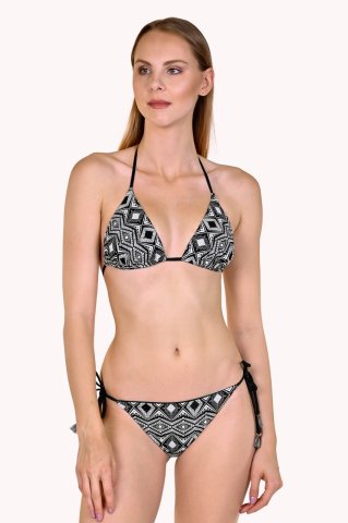 Haiti 41417 yandan bagcıklı ip bikini alt